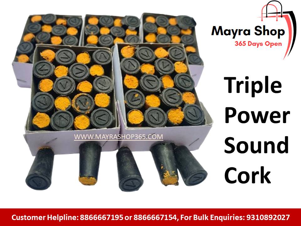 Triple power sound cork | Big Size cork | - Mayra Shop 365