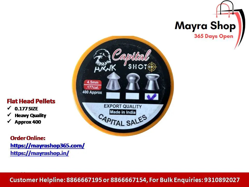 Capital Shot Flat Head - Mayra Shop 365
