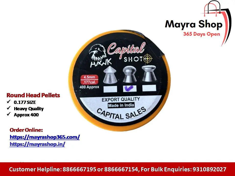 Capital Round Flat Head - Mayra Shop 365