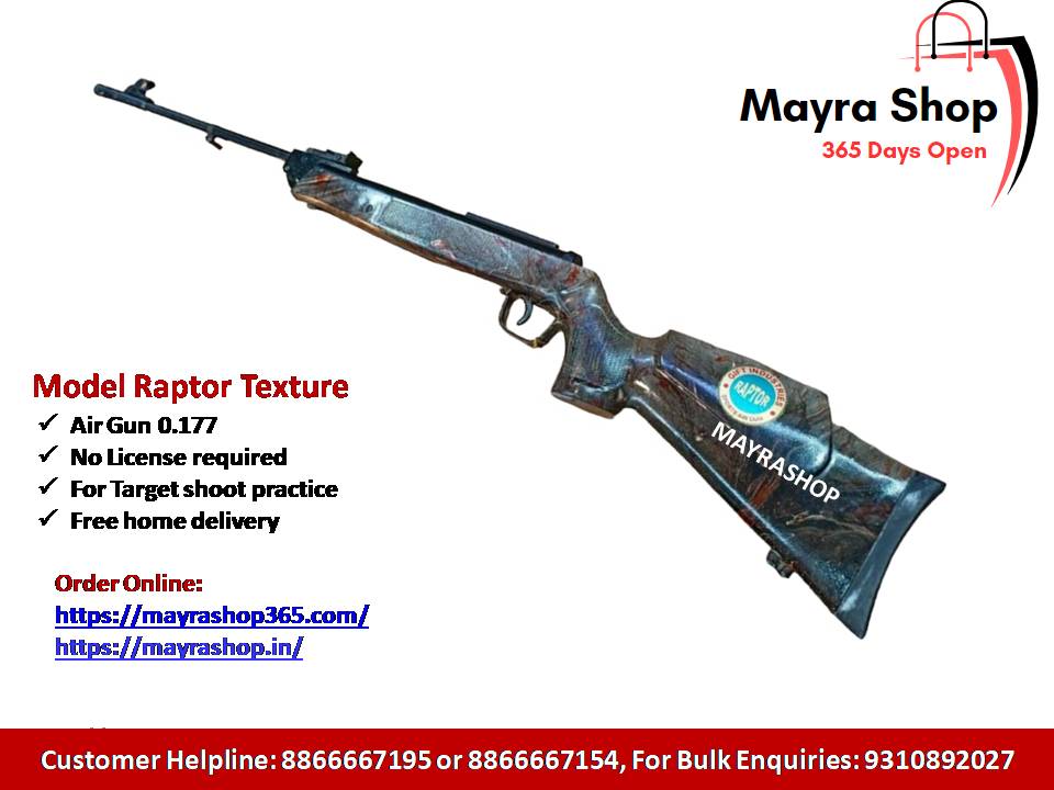 Model Raptor Texture Rifle - Mayra Shop 365