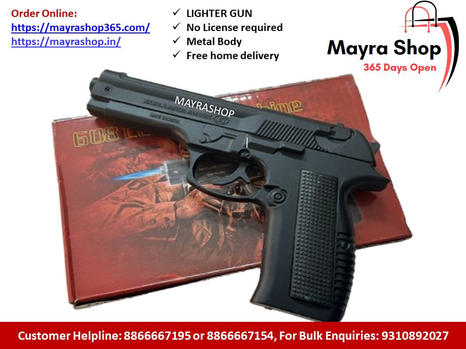 Metal Lighter Gun | 608 Lighter gun | Pullback lighter gun
