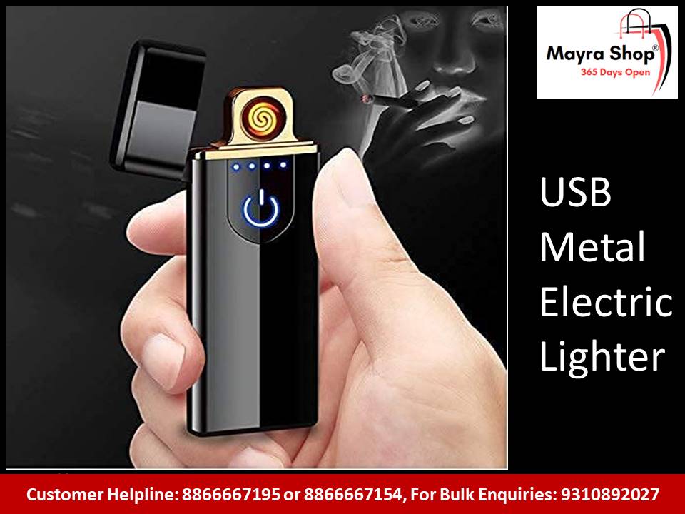 USB Metal electric lighter | Fancy metal lighter Mayra Shop®air gun mayrashop365