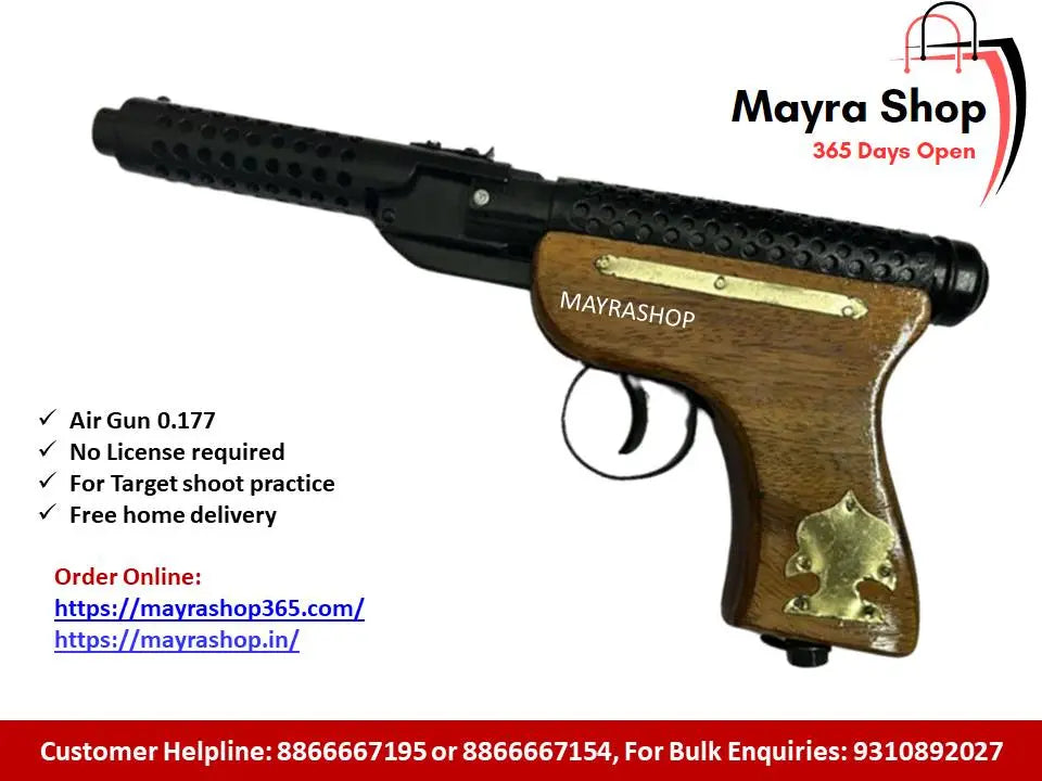 Air Gun Bullet Mark 2,wooden - Mayra Shop 365