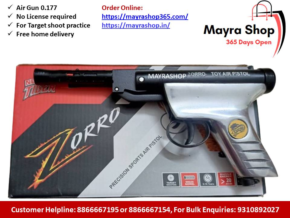 Zorro Steel Gun - Mayra Shop 365