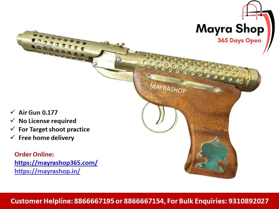 Air Gun Bullet Mark 2 Golden - Mayra Shop 365