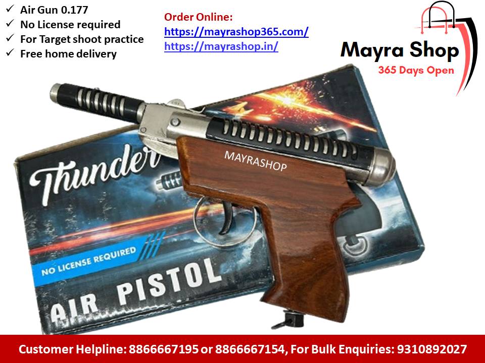 Air Gun | Thunder Air Pistol | 007 Metal Gun - Mayra Shop 365