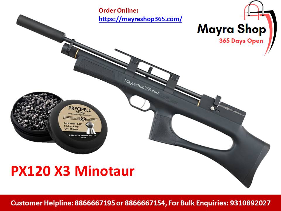 Precihole PX120 Minotaur Black X3 Air Rifle | Sports Air Riffle |