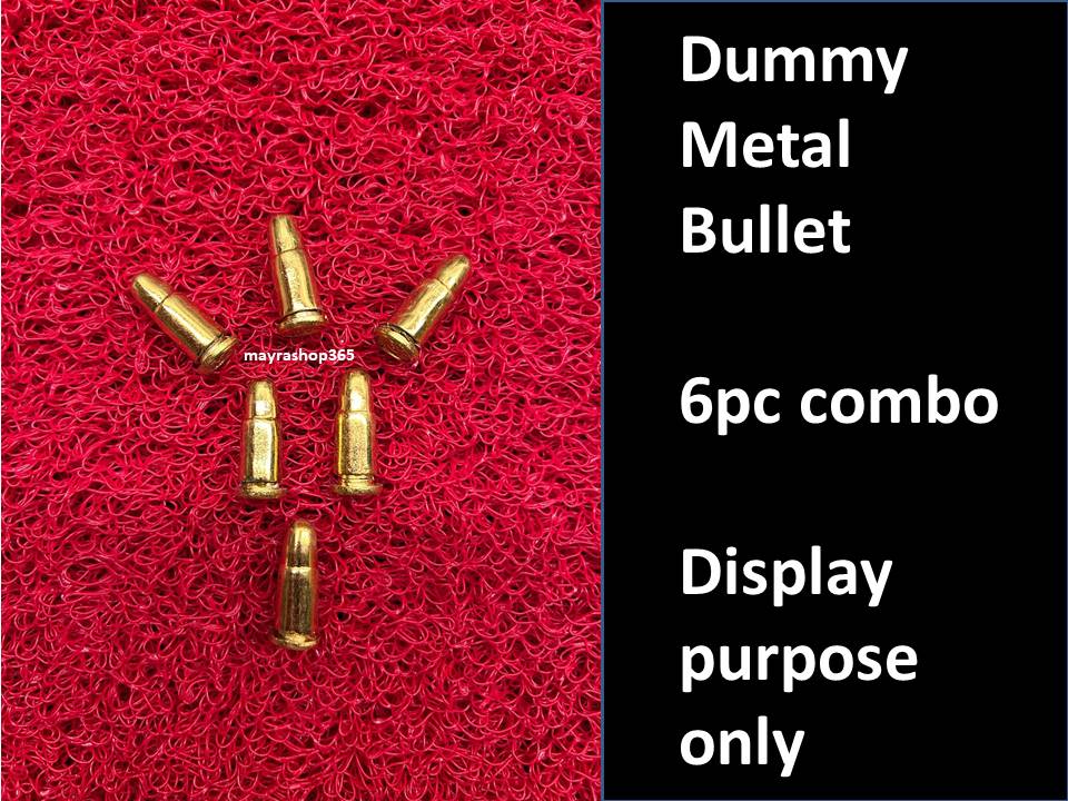 9MM Dummy Metal bullet | Fake Display bullet | 9mm Replica bullet Apolo