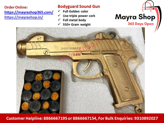 Bodyguard Gun (Golden) - Mayra Shop 365