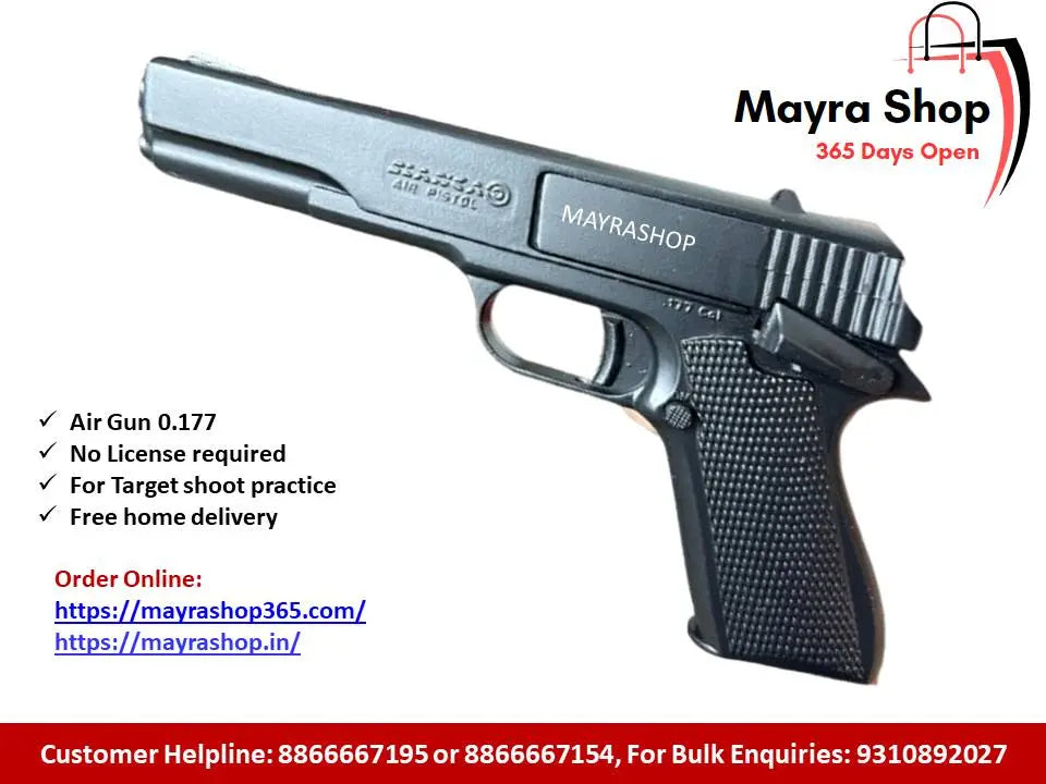 Blanca Air Pistol | 18 BB chamber | No License gun | - Mayra Shop 365
