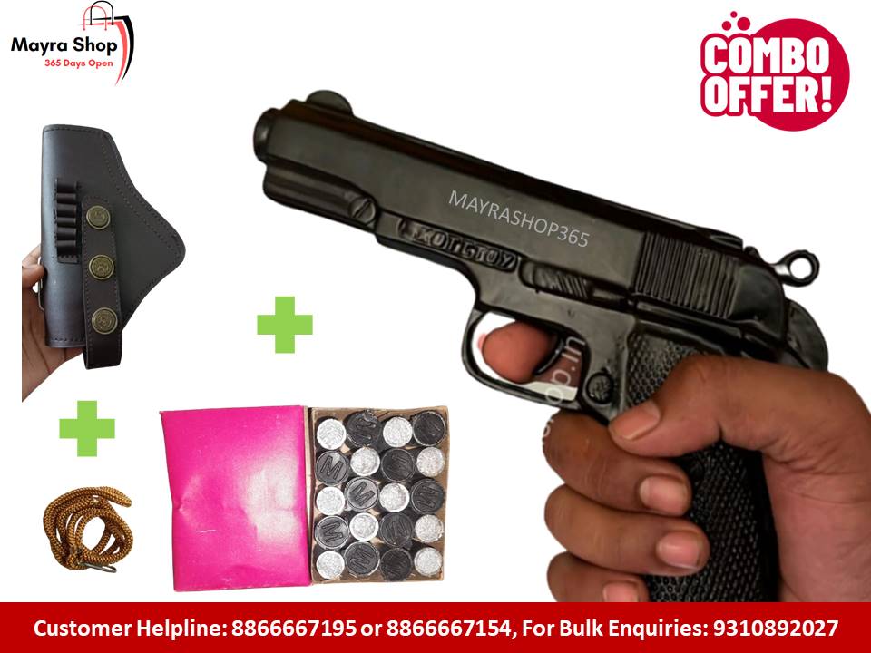 M226 Black 9MM Pistol | Sound Cork Guns | Metal Cork Gun | combo | - Mayra Shop 365
