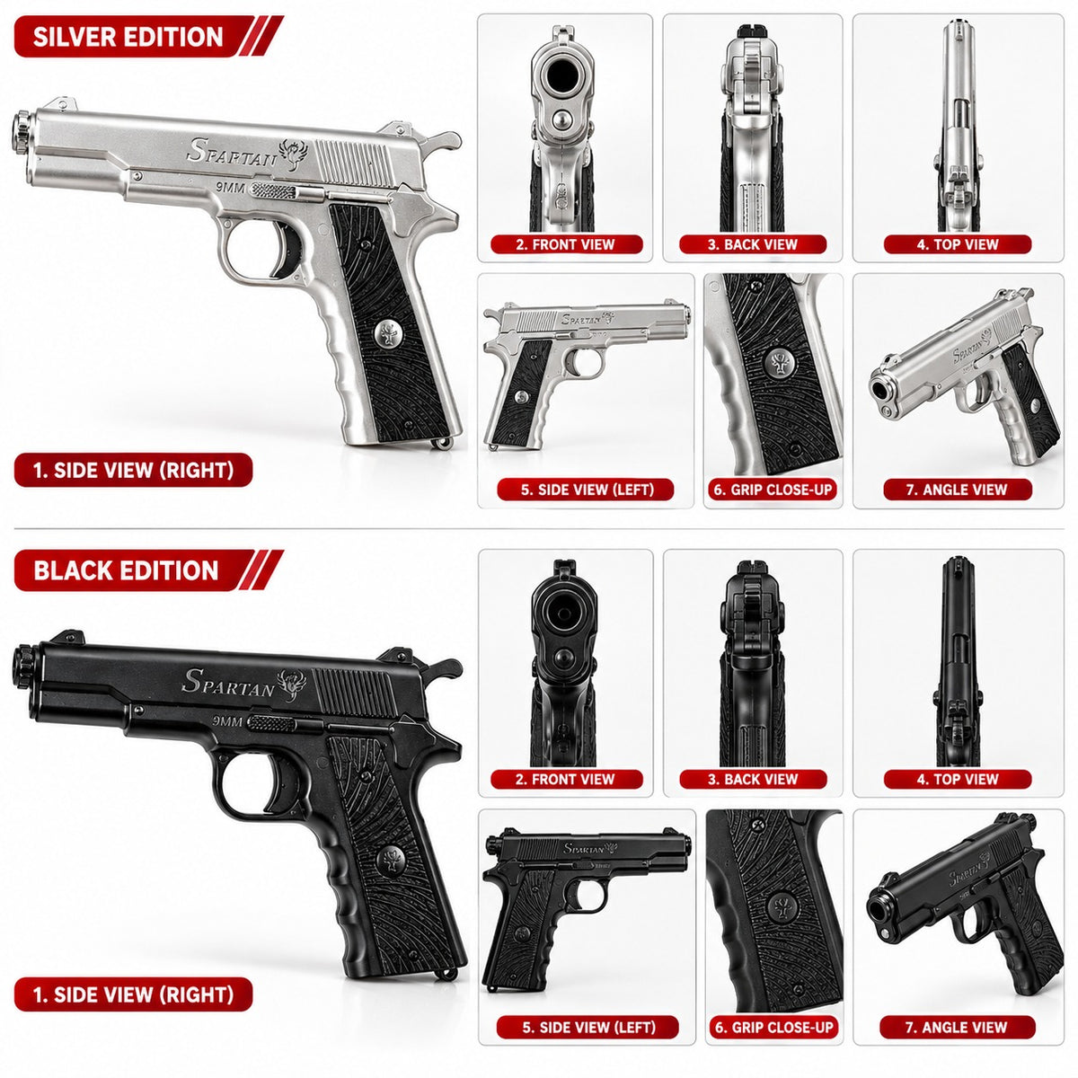 Spartan Sound Gun Multi angle images