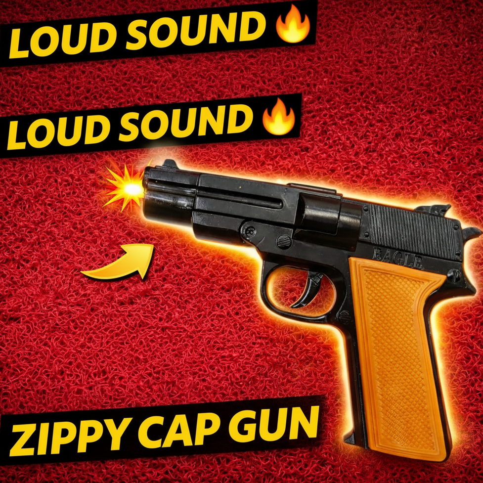Zippy Eagle Ring Cap Gun Toy Classic – Loud Sound Kids Toy Gun | Safe & Fun Play Mayra Shop®air gun mayrashop365