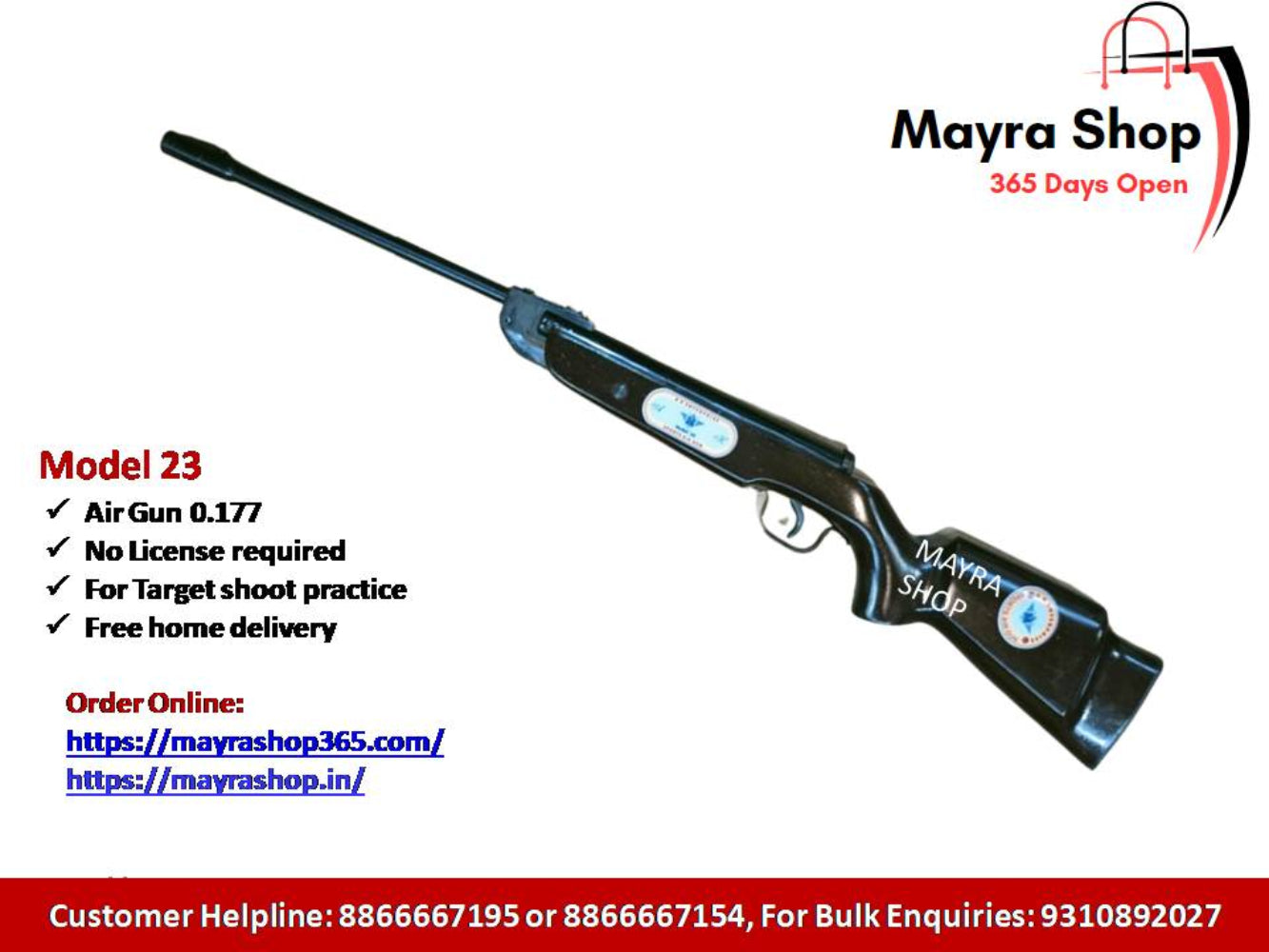 Model 23 Air Rifle - Mayra Shop 365