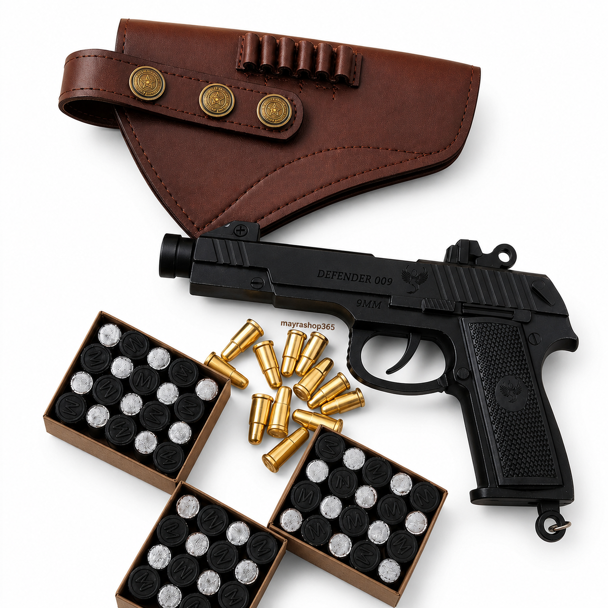 Defender 009 9MM Metal Sound Gun
Defender 009 Sound Gun with Holster
Premium Metal Sound Gun Black
Sound Gun with 20 Free Corks
Defender 009 9MM Display Gun
Realistic Metal Sound Gun
Black Sound Gun India
MayraShop365 Defender 009
Premium Sound Gun Combo
Defender Sound Gun Front View