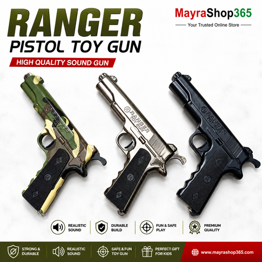 Army Ranger Sound Gun – Camouflage Ranger Pistol Toy Gun