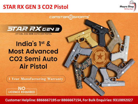 CAMSTAR RX CO2 Gun | CO2 Air Pistol | GEN3 Gun | - Mayra Shop 365