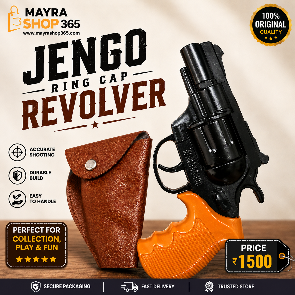 Eagle Jengo Original 8 Shot Ring Cap Revolver Mayra Shop 365air gun mayrashop365
