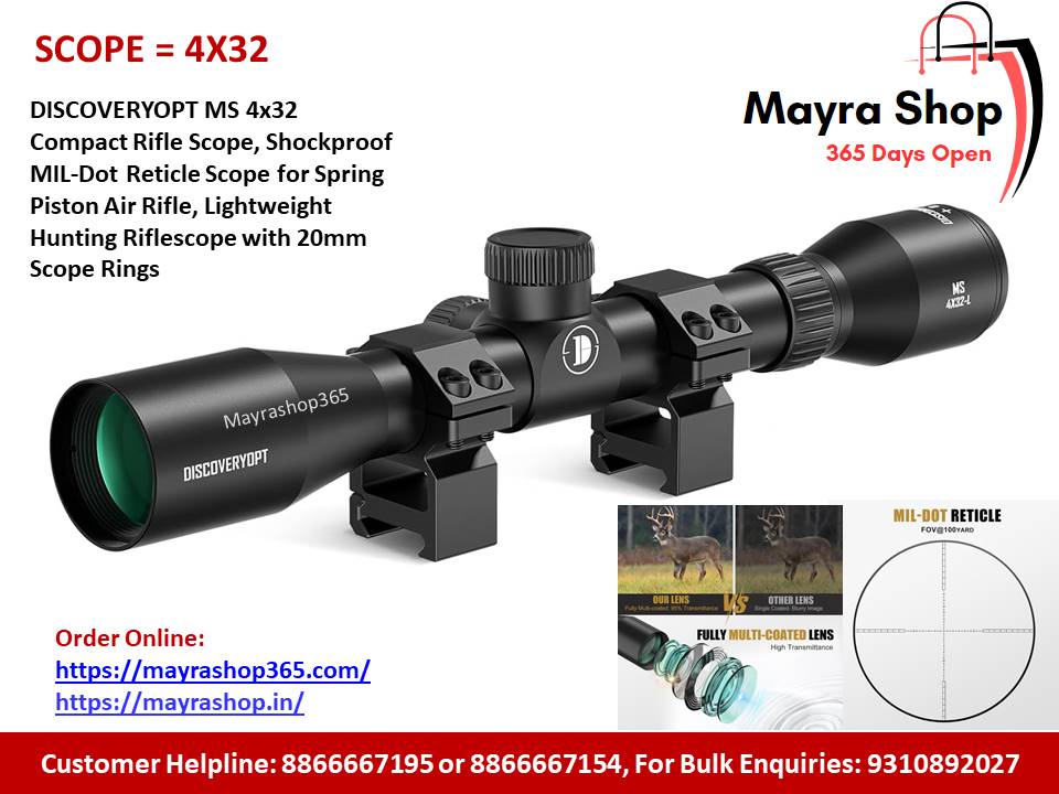 Discovery Scope | Rifle Scope | Metal Body Scope for Rifle - Mayra Shop 365