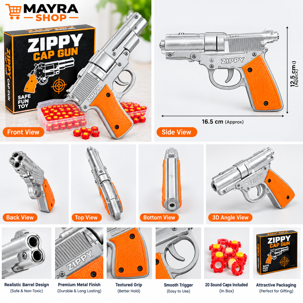 EAGLE ZIPPY REVOLVER Multi Angle 