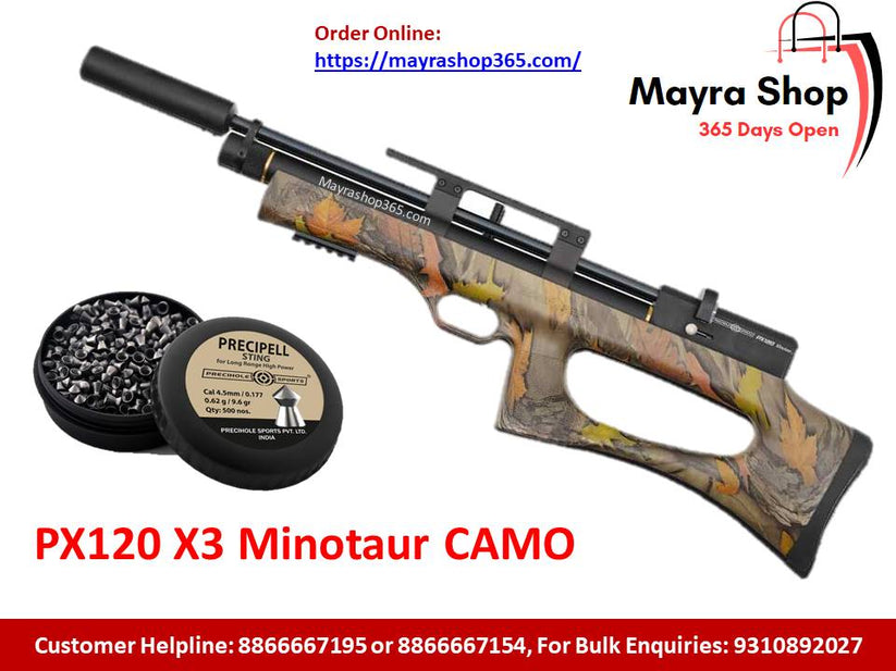 Precihole PX120 Minotaur CAMO X3 Air Rifle | Sports Air Riffle ...