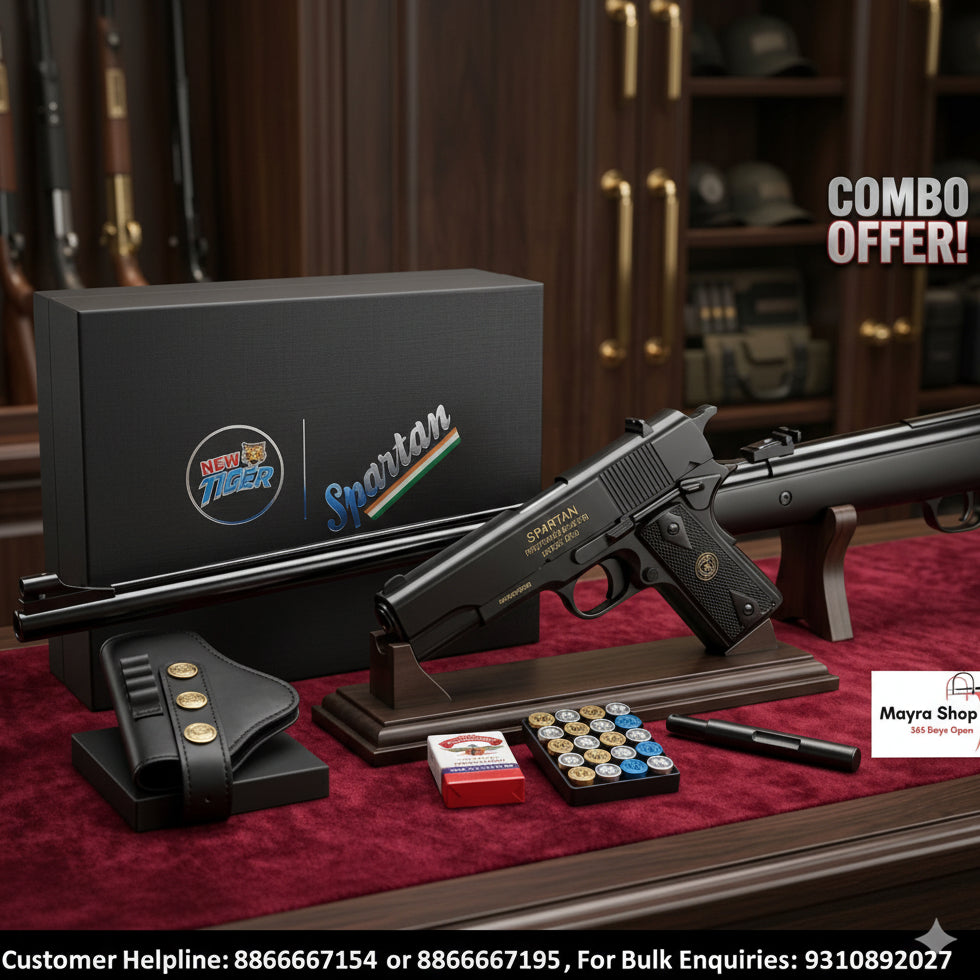 Spartan air gun pistol Combo - Precision Air Pistol for shooting practice Mayra Shop 365air gun mayrashop365