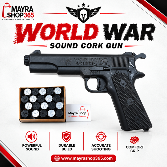 World war sound cork gun black