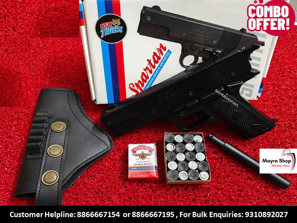 Air Gun Spartan pistol Combo - Precision Air Pistol for shooting practice Mayra Shop 365air gun mayrashop365