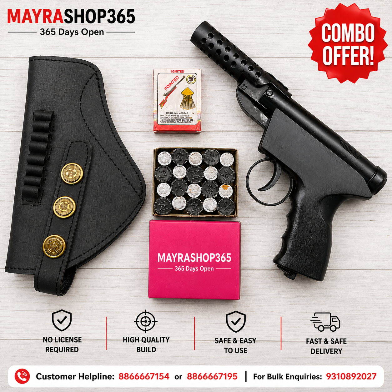 Broot Air Gun Metal Body Combo