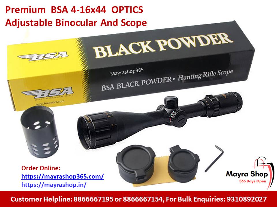BSA Scope 4-16X44 Adjustable Optical Zoom Scope MayraShop365