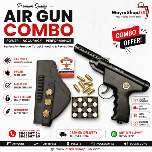 Premium Air Gun Combo Kit with Pellets & Holster
