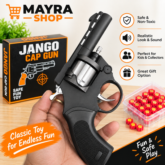 Ring Cap Gun Toy black and silver classic sound cap gun