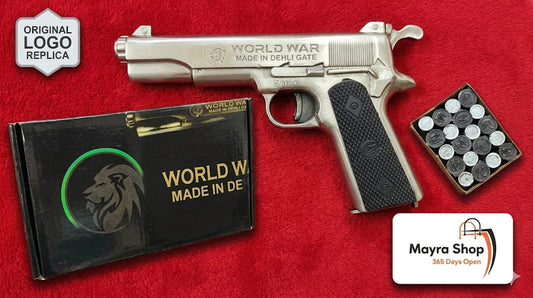 World War sound gun toy with loud pop sound for kids in India